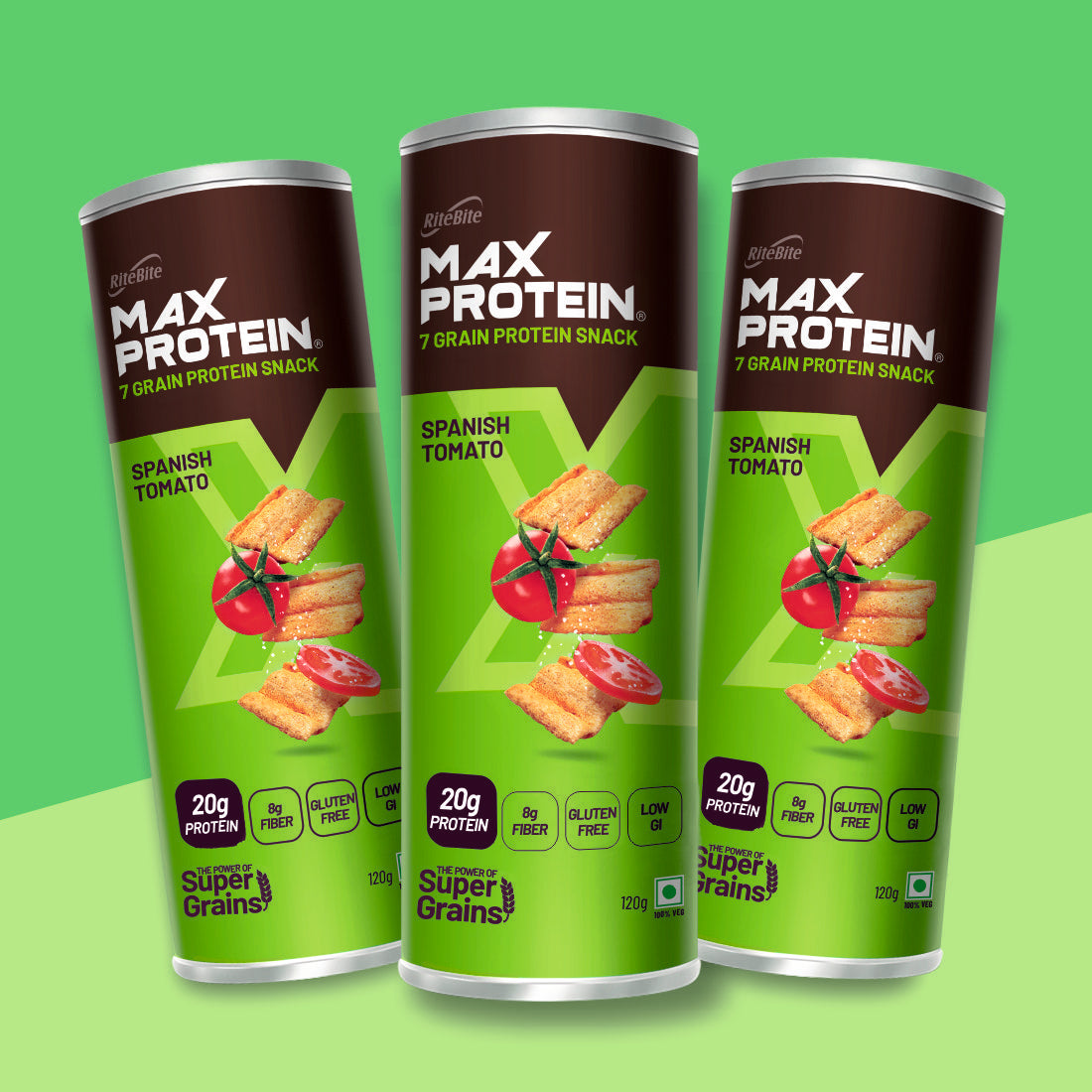Max Protein Spanish Tomato Chips (Pack Of 3)