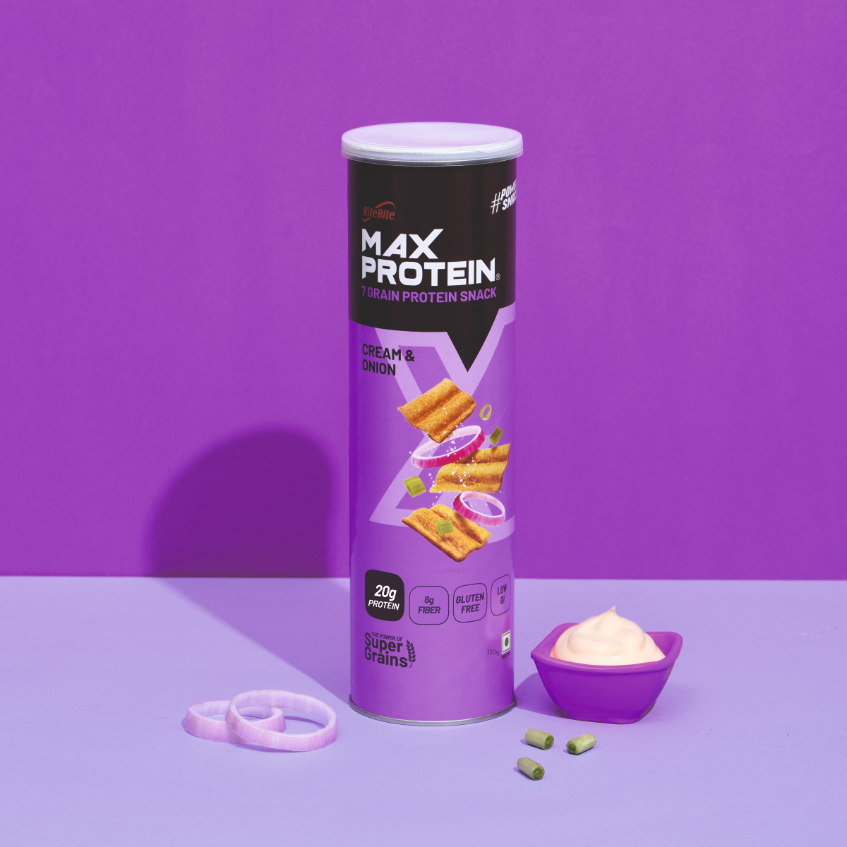 Max Protein Rice Delicious 7 Grain Protein Power Snack | RiteBite Max Protein