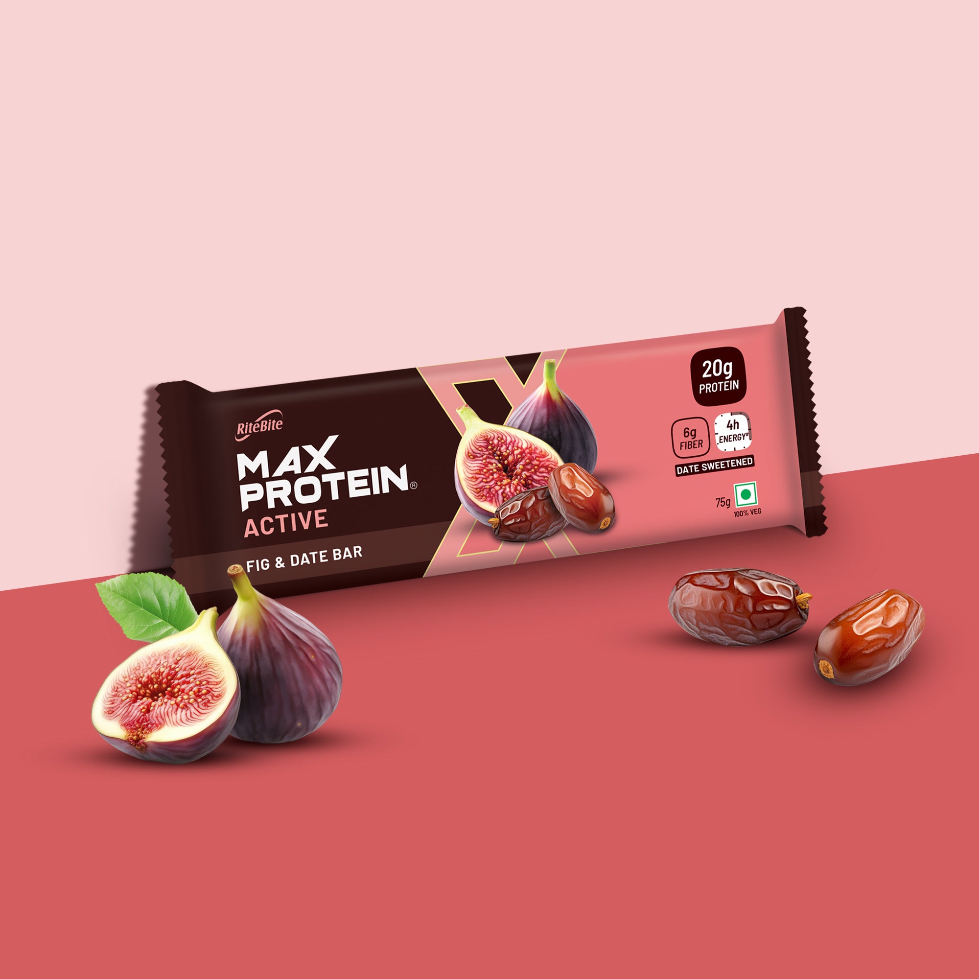 Max Protein Bar - Active Fig & Date Bar – RiteBite Max Protein