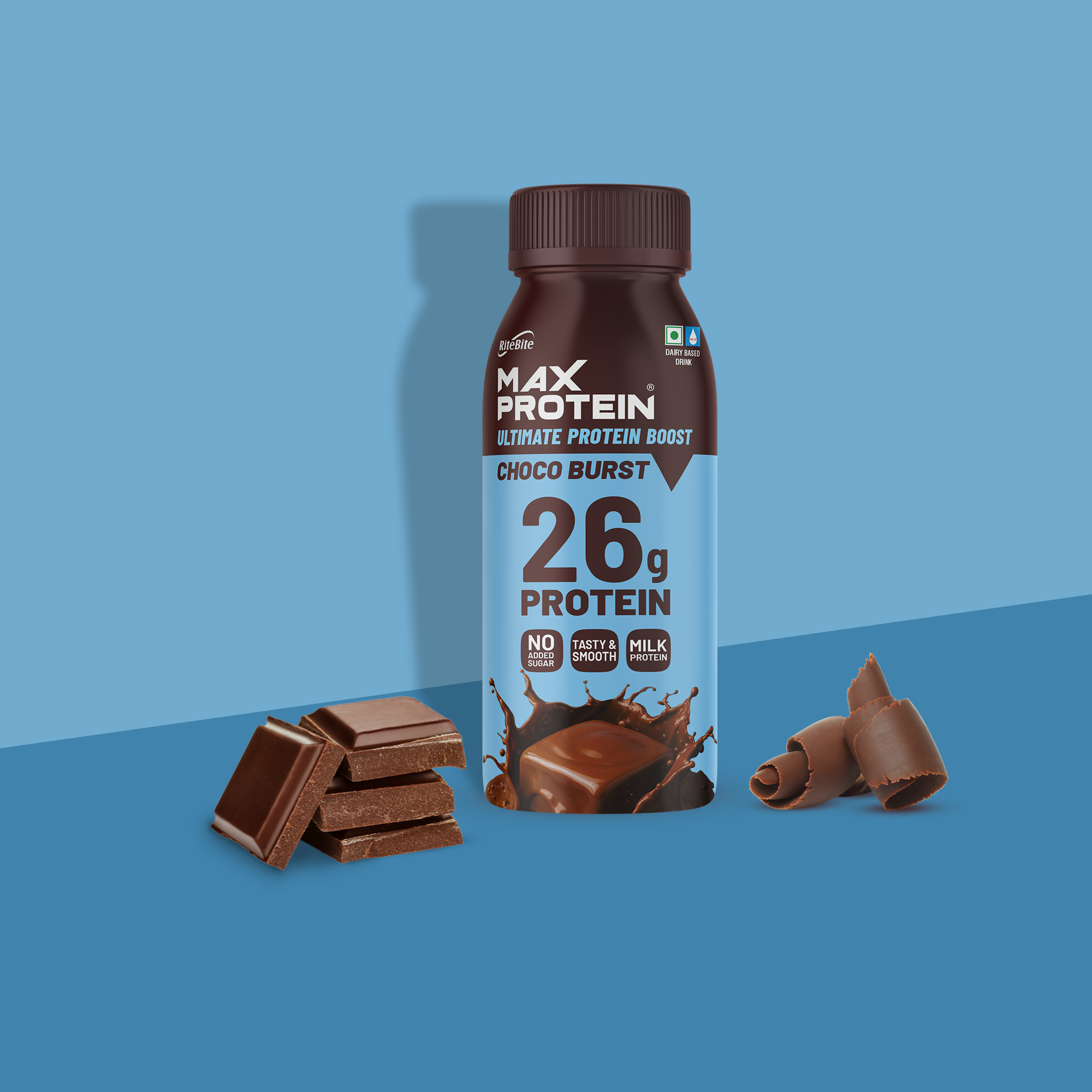 Max Protein Milkshake - Choco Burst – RiteBite Max Protein