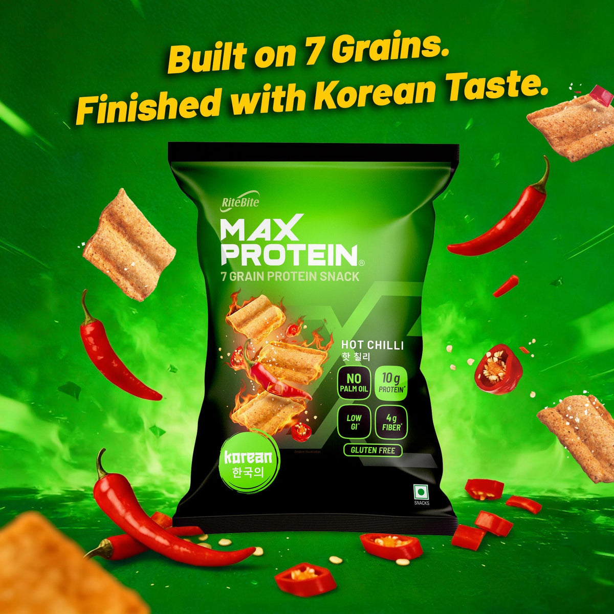 Max Protein Snacks Cheese & Jalapeno – High Protein Snacks – RiteBite ...