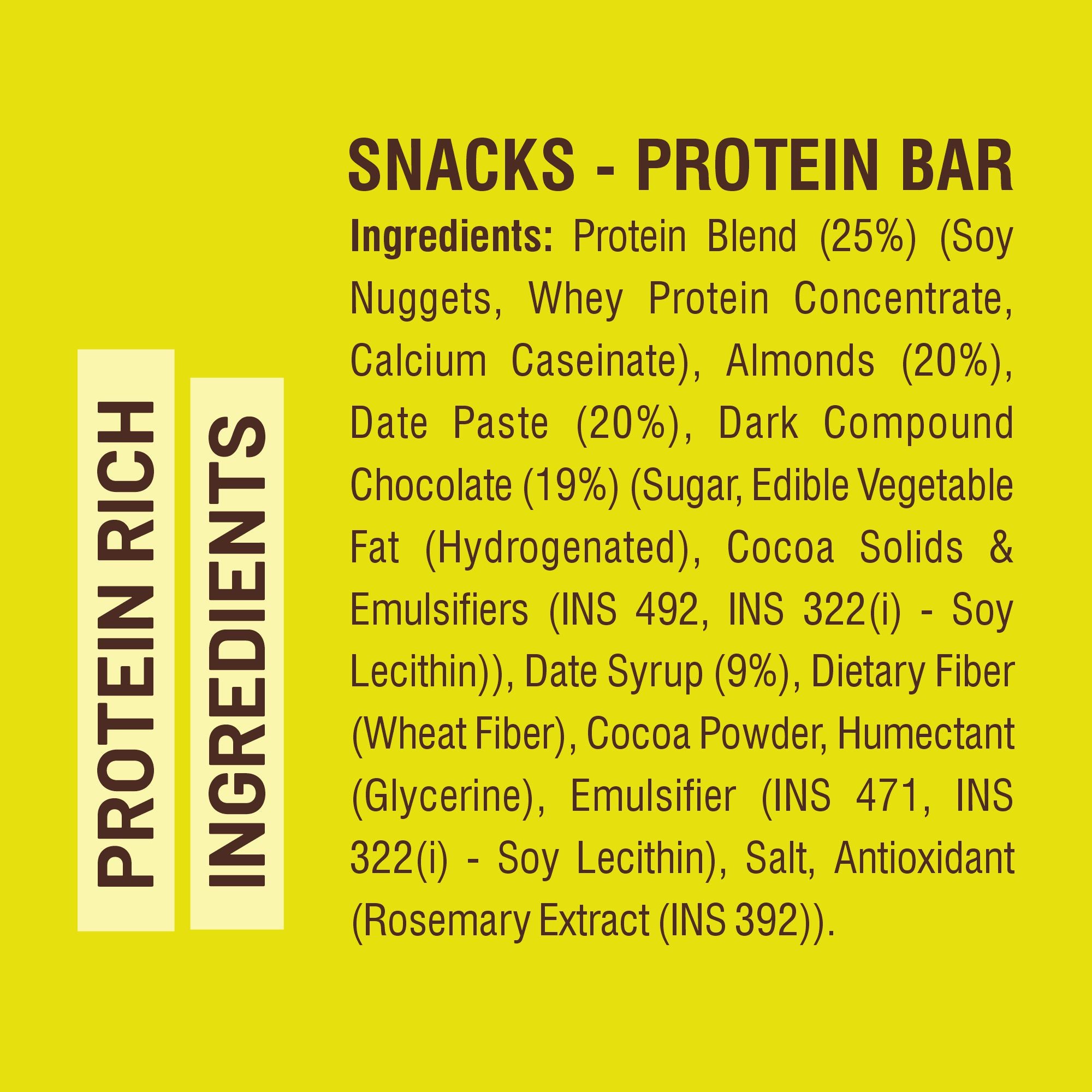 Ingredients Date & Almond Protein Bytes