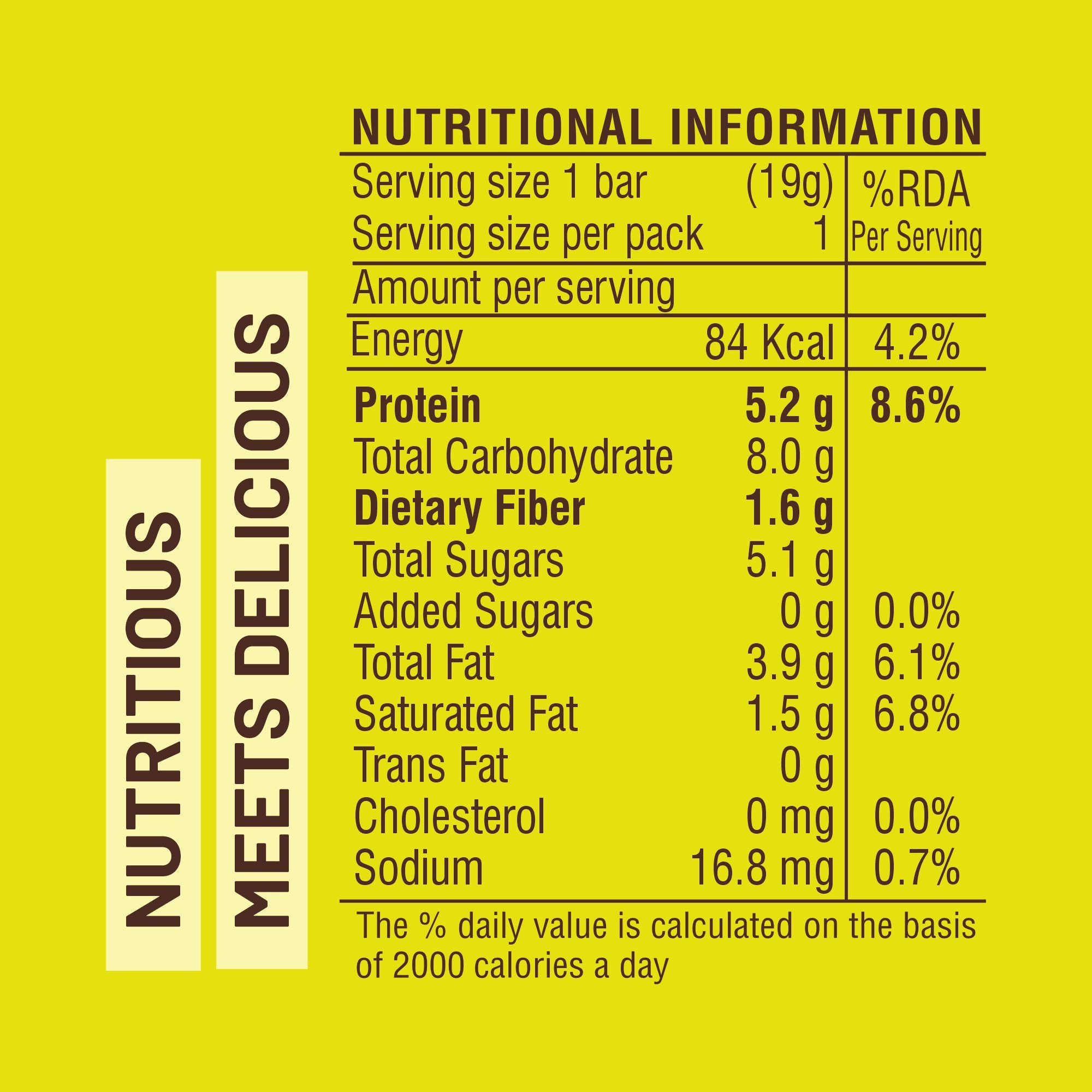 Nutritional Information Date & Almond Protein Bytes