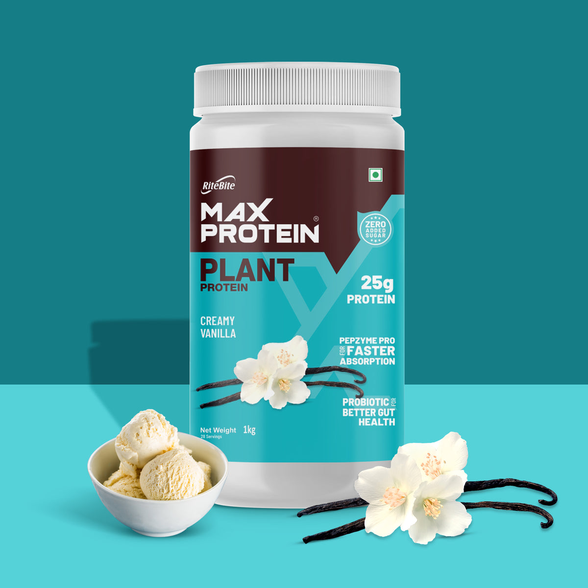 Max Protein Rice Max Protein Plant Protein - Creamy Vanilla – RiteBite Max Protein