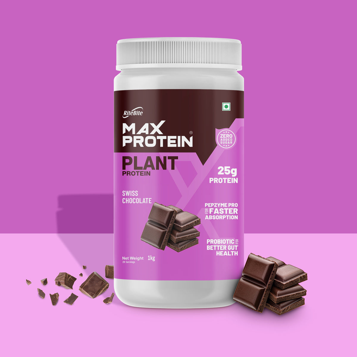 Max Protein Rice Max Protein Plant Protein - Swiss Chocolate – RiteBite Max Protein