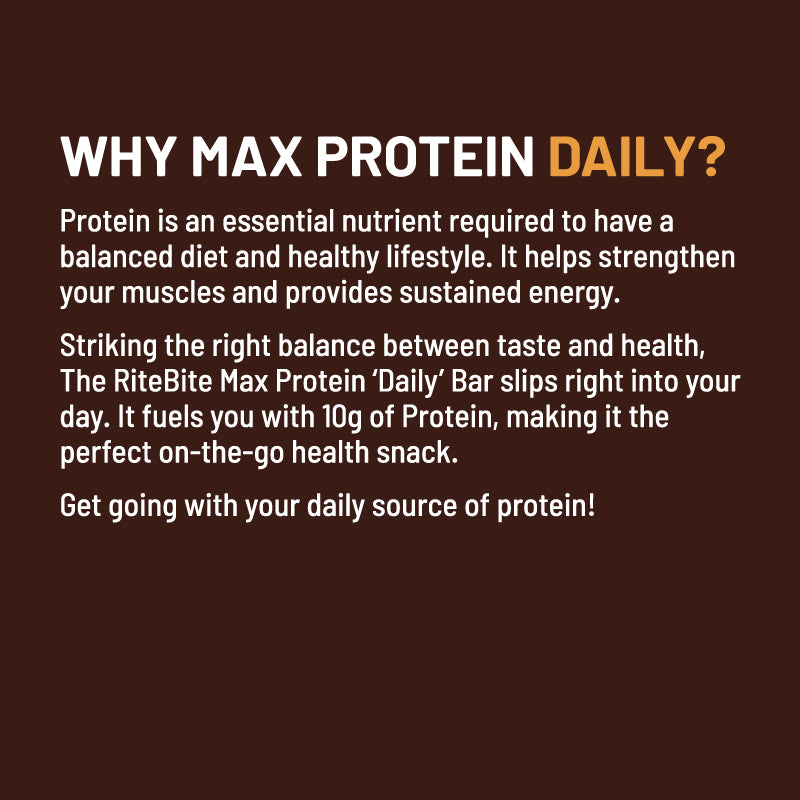 Why Max Protein Daily Salt & Caramel Protein Bar