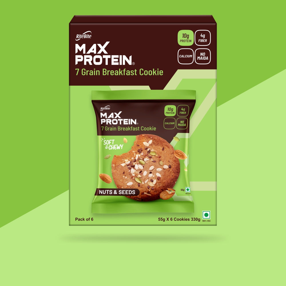 Max Protein Nuts & Seeds Cookie (Pack of 6)