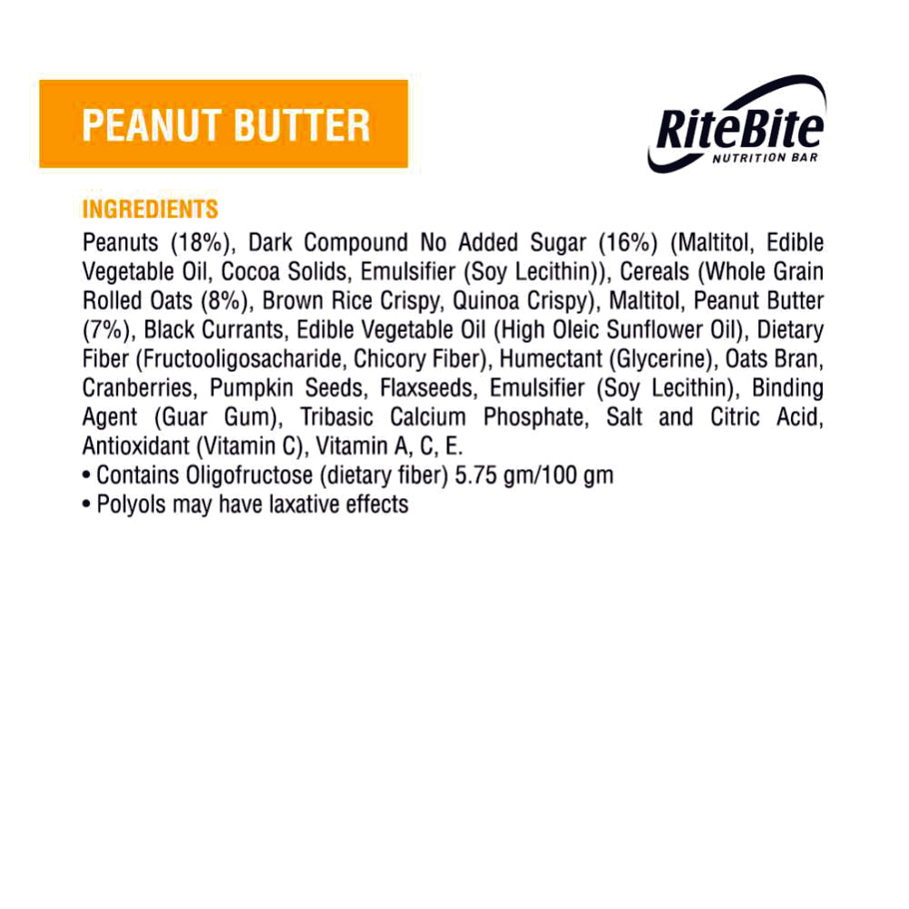 RiteBite - Peanut Butter Bar Pack of 6 + Max Protein - Assorted Cookies Pack of 6 + Max Protein - Peanut Spread Choco Creamy (340g) -1 Jar