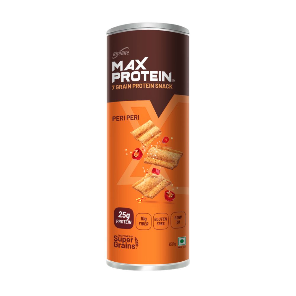 Max Protein - Protein Chips - Assorted Pack of 3 (Cream & Onion - Cheese & Jalapeno - Peri Peri) + Max Protein - Assorted Cookies Pack of 6