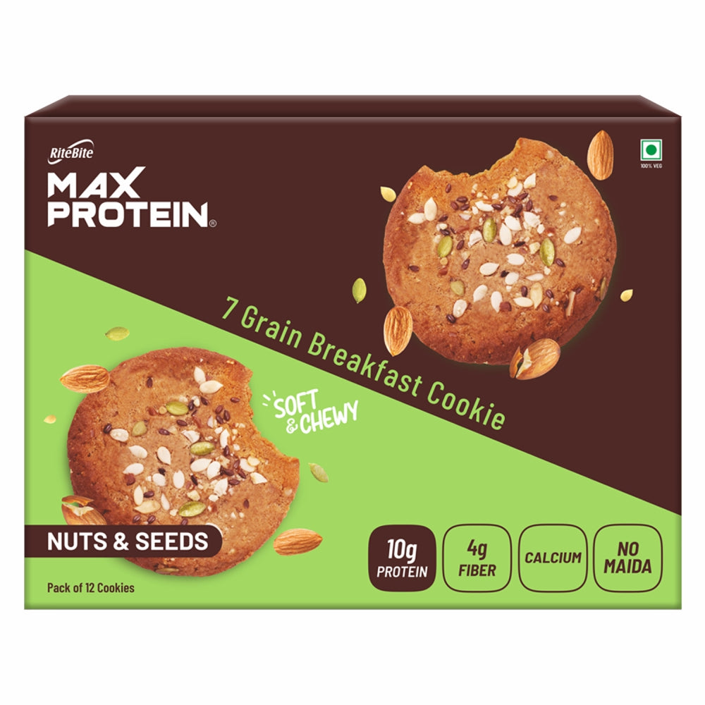 Muesli Nuts & Seeds 240g + Cookies Nuts & Seeds Pack of 12