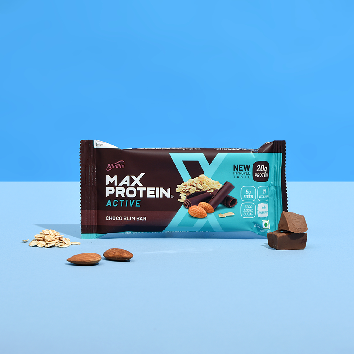 Max Protein Active Choco Slim Protein bar front