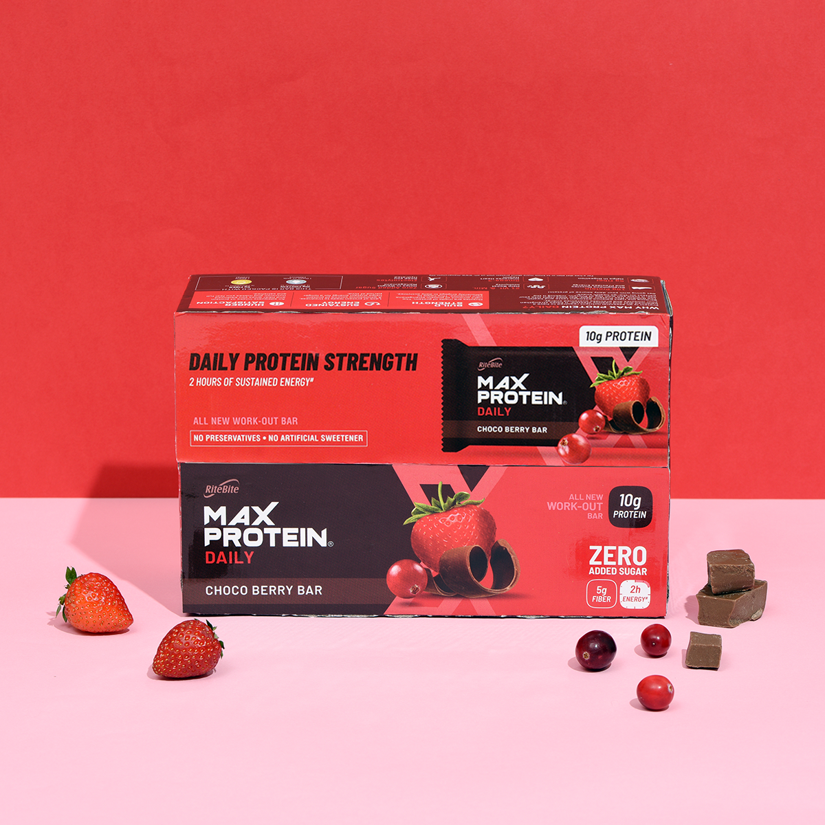 Max Protein daily Choco Berry Protein Bar Pack of 24