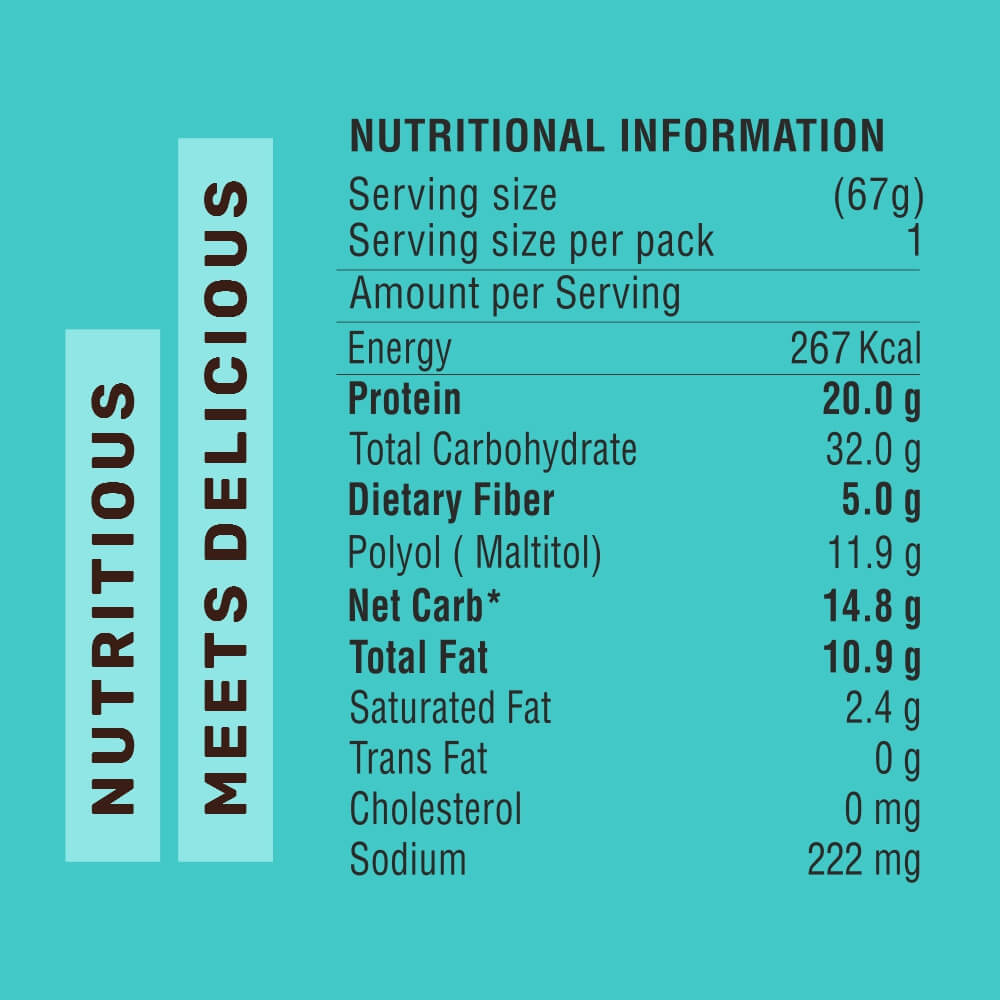 Max protein Active Choco Slim Nutritional Information
