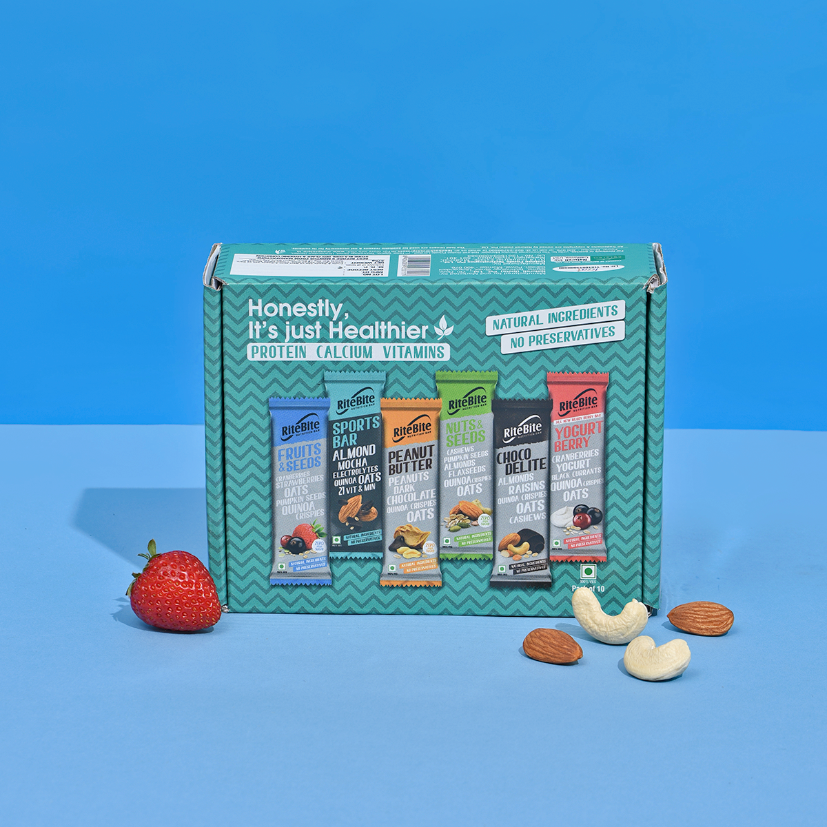 RiteBite Nutrition Assorted Bar Pack of 10